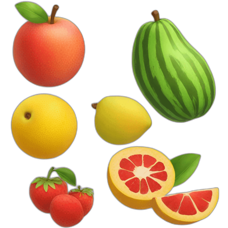 fruits emoji