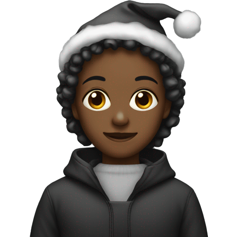 black Christmas gifts  emoji