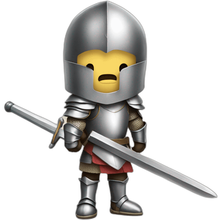 Knight with great sword emoji