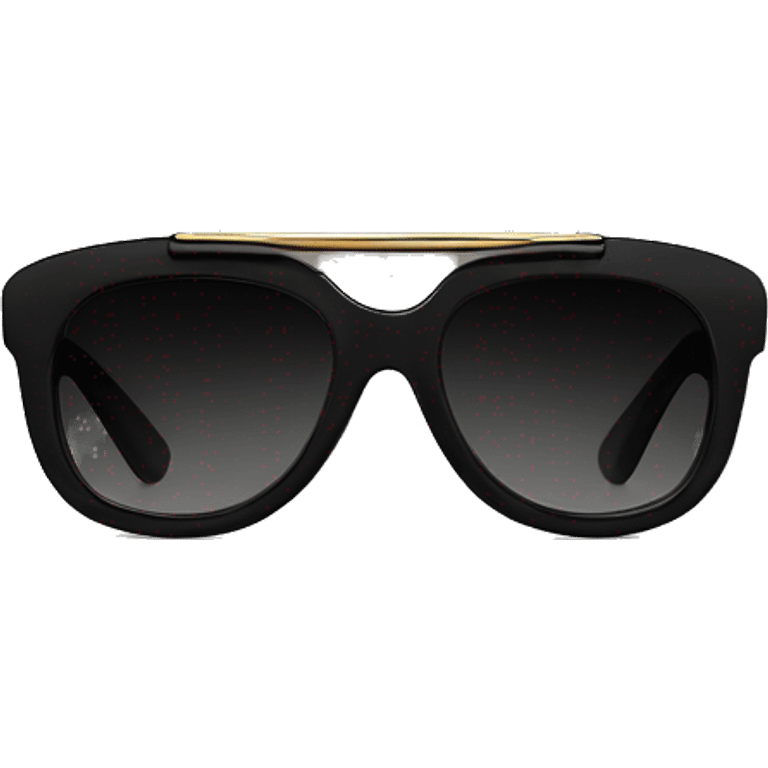 Black Gucci sunglasses emoji