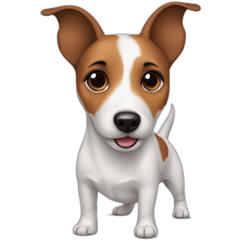 A Jack Russell Terrier emoji