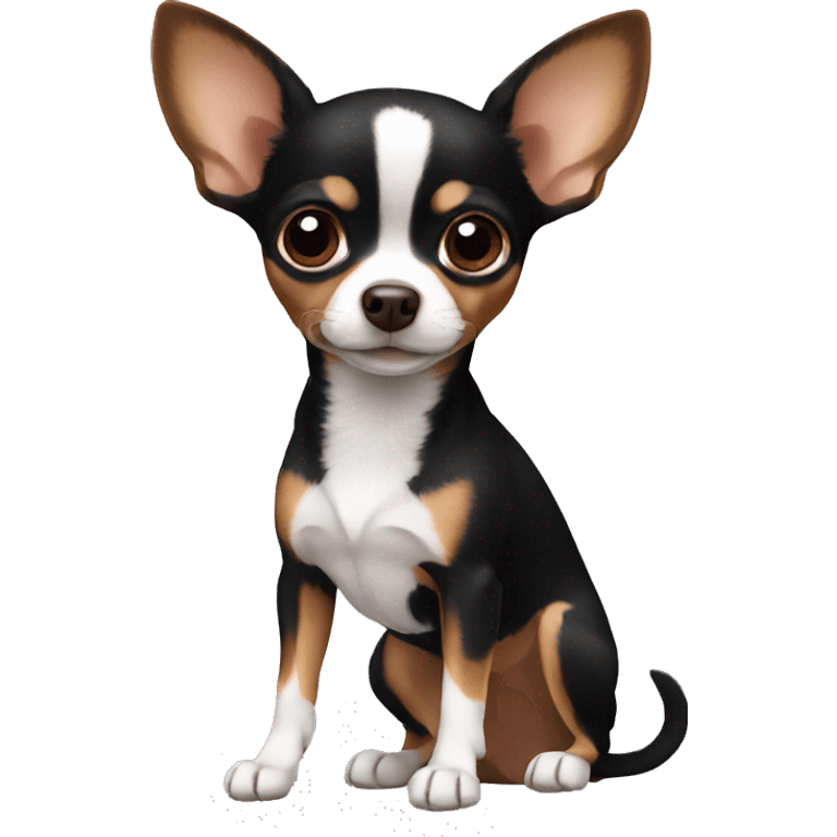 chihuahua black and brown emoji