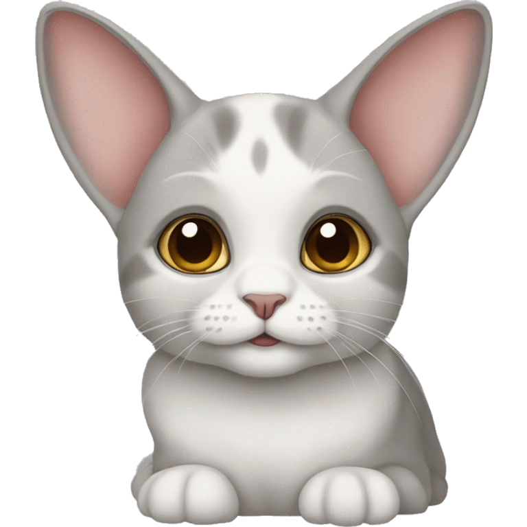 lop-eared cat emoji