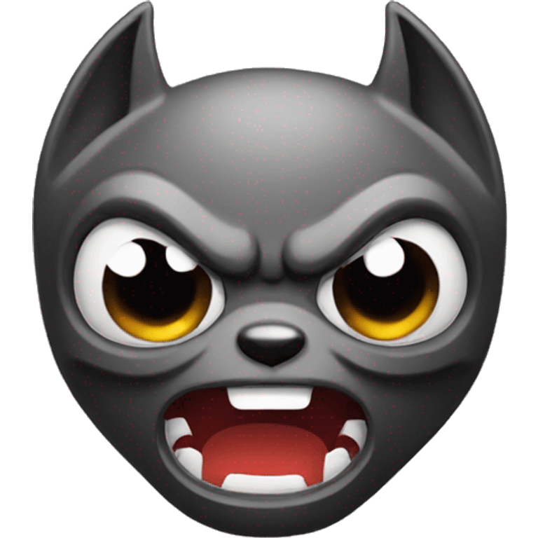 fighting angry bat emoji