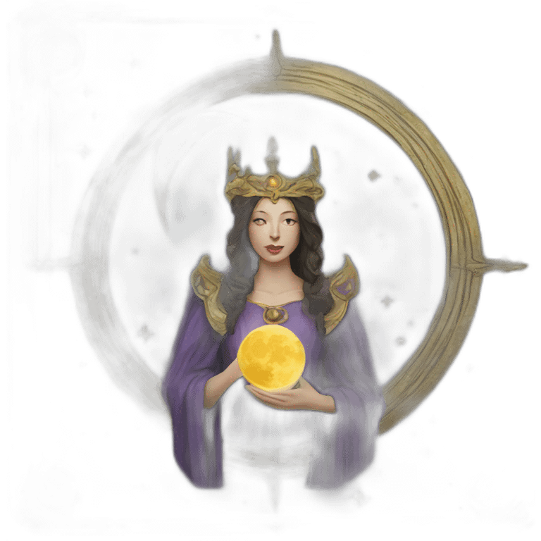 the-moon-in-the-tarot-card emoji