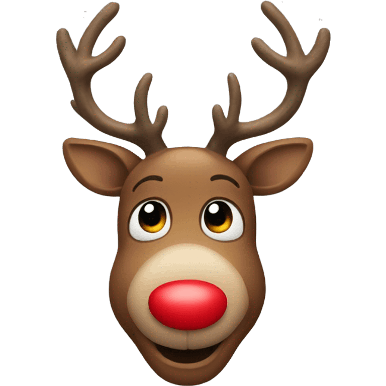 Red Nosed Reindeer emoji