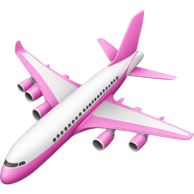 pink airplane emoji