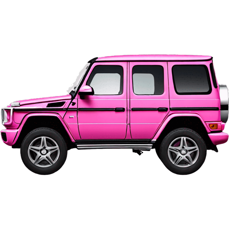 Pink Mercedes g wagon emoji