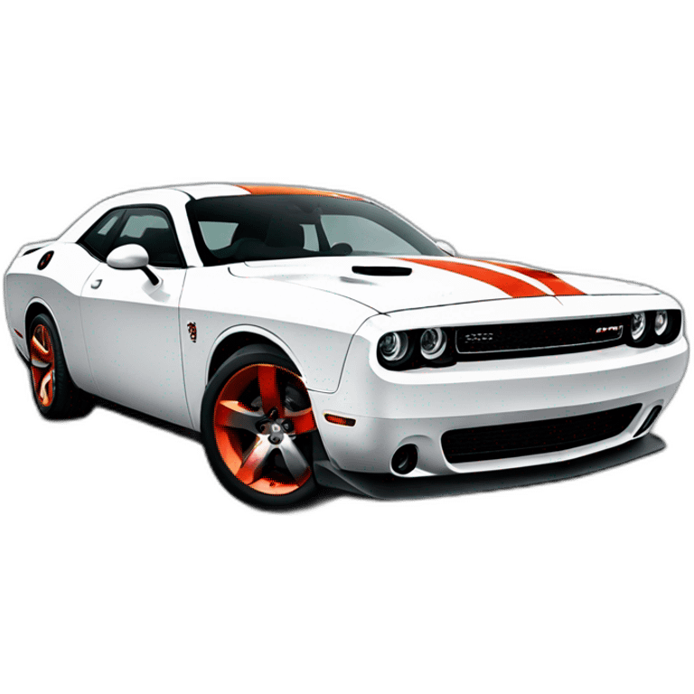 Dodge challenger SRT emoji