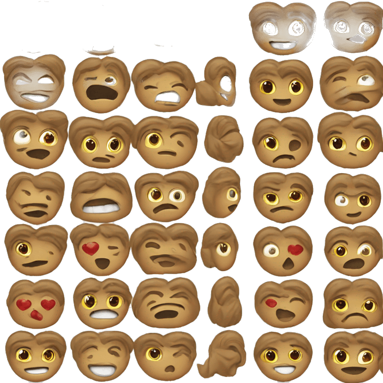 emoji with one eye heart and another wink emoji