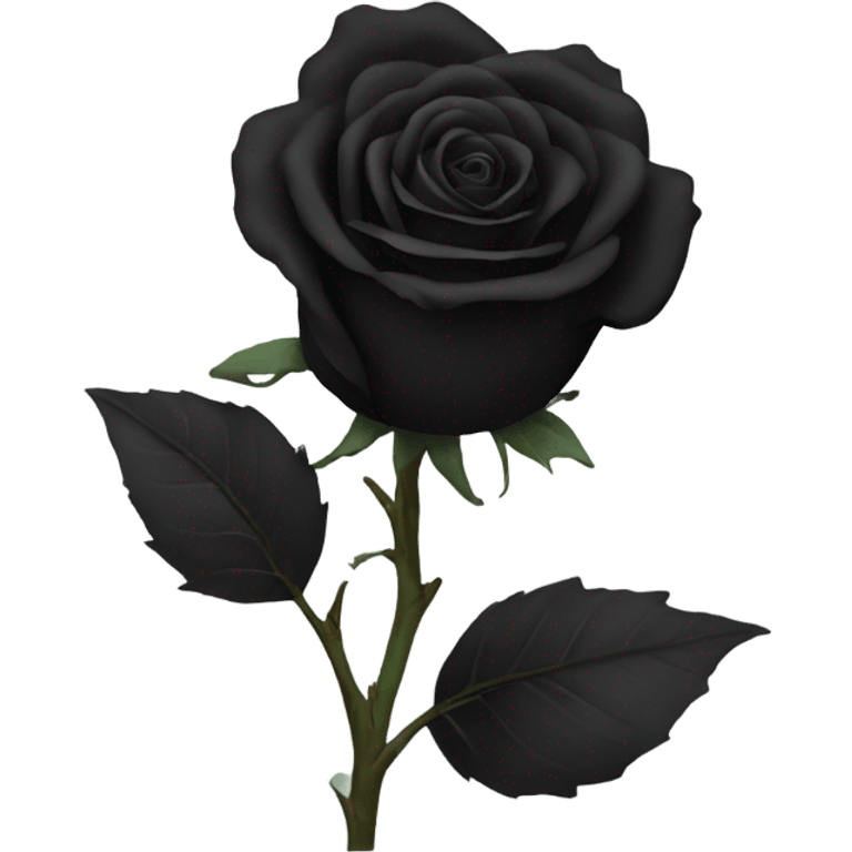 black rose emoji