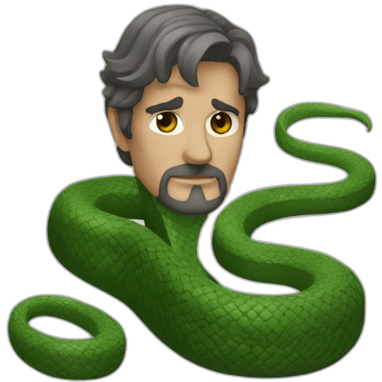 supervillain-snake emoji