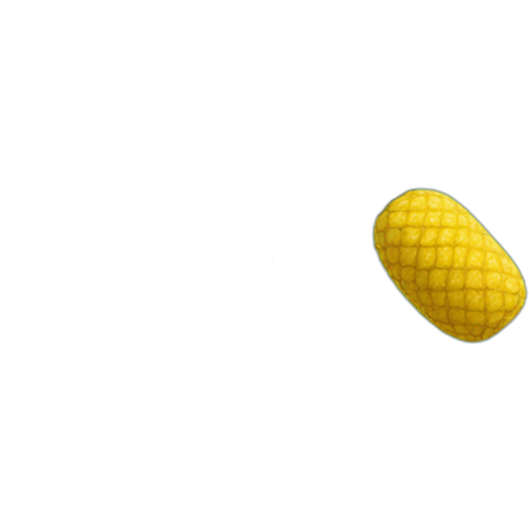 a man eating ananas emoji