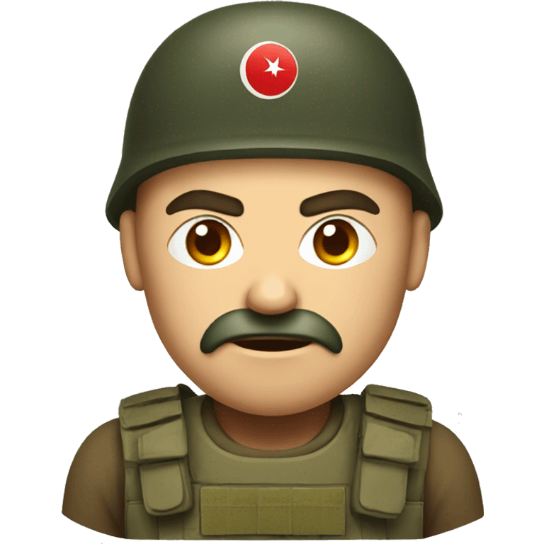 angry Turkish soldier emoji