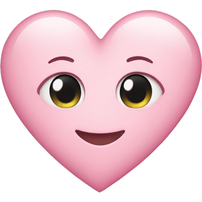 Light pink heart  emoji