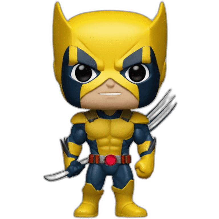 Funko pop wolverine from x-men emoji