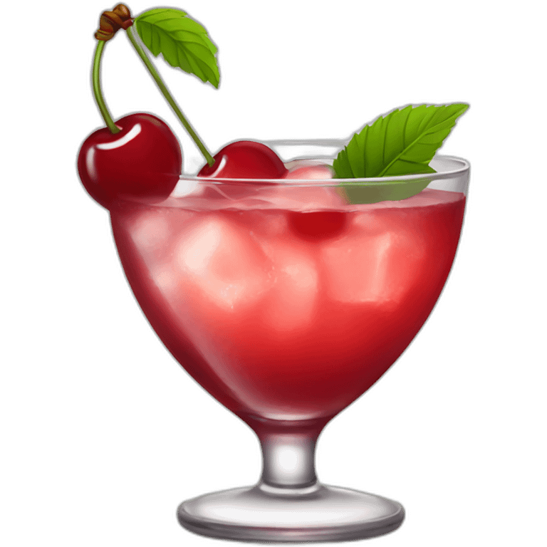 Cherry cocktail emoji