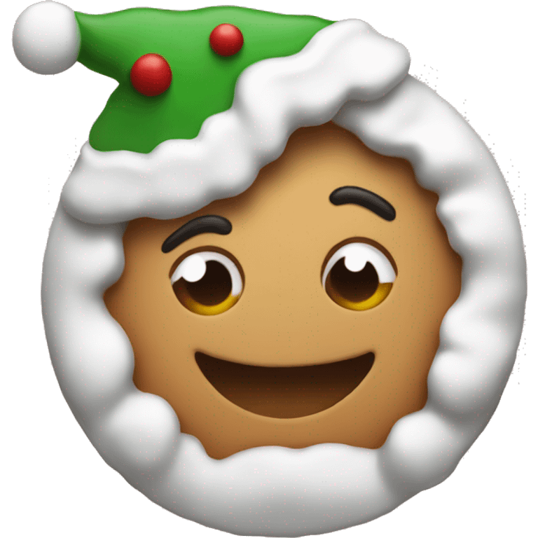 Christmas cookie emoji