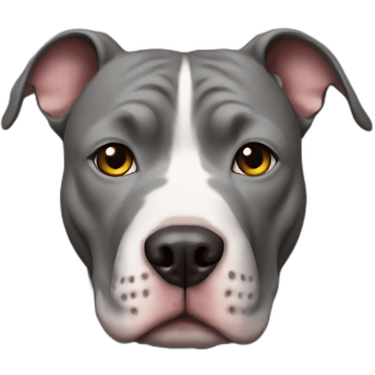 Grey pitbull emoji