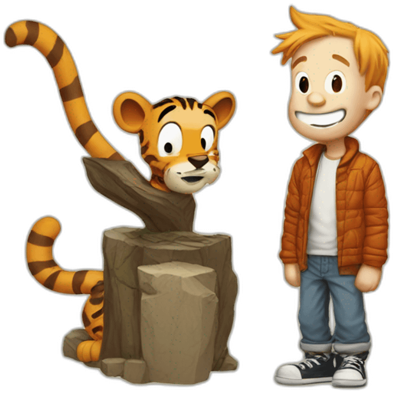 calvin and hobbes emoji