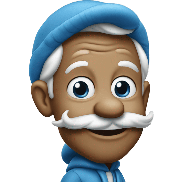 Papa smurf emoji