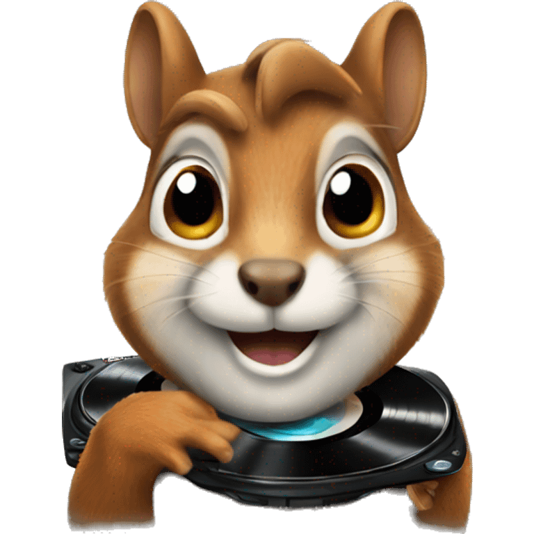 squirrel dj emoji