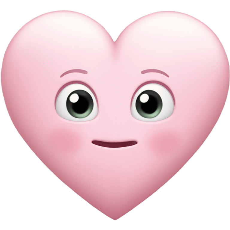 Baby pink heart  emoji