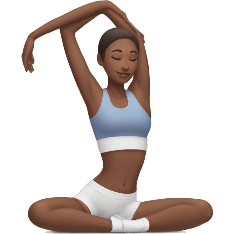 stretching after gym emoji