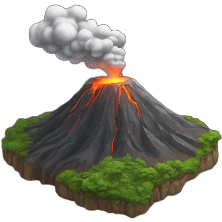 volcanen eruption emoji