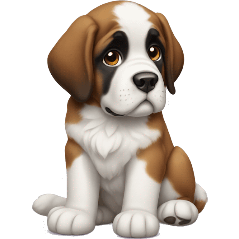 Saint Bernard puppy emoji