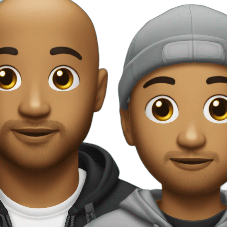 Booba et Rohff emoji