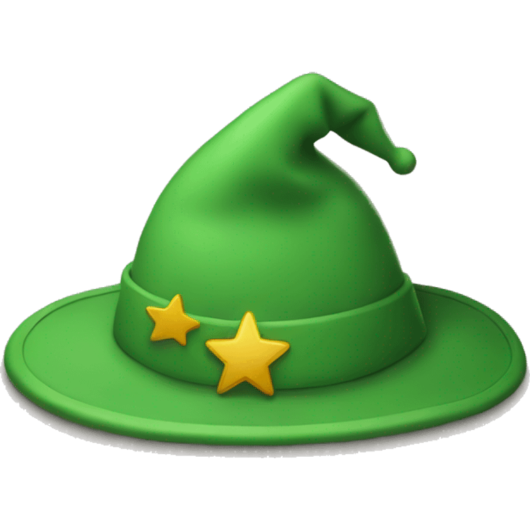 Add star on top of the hat emoji