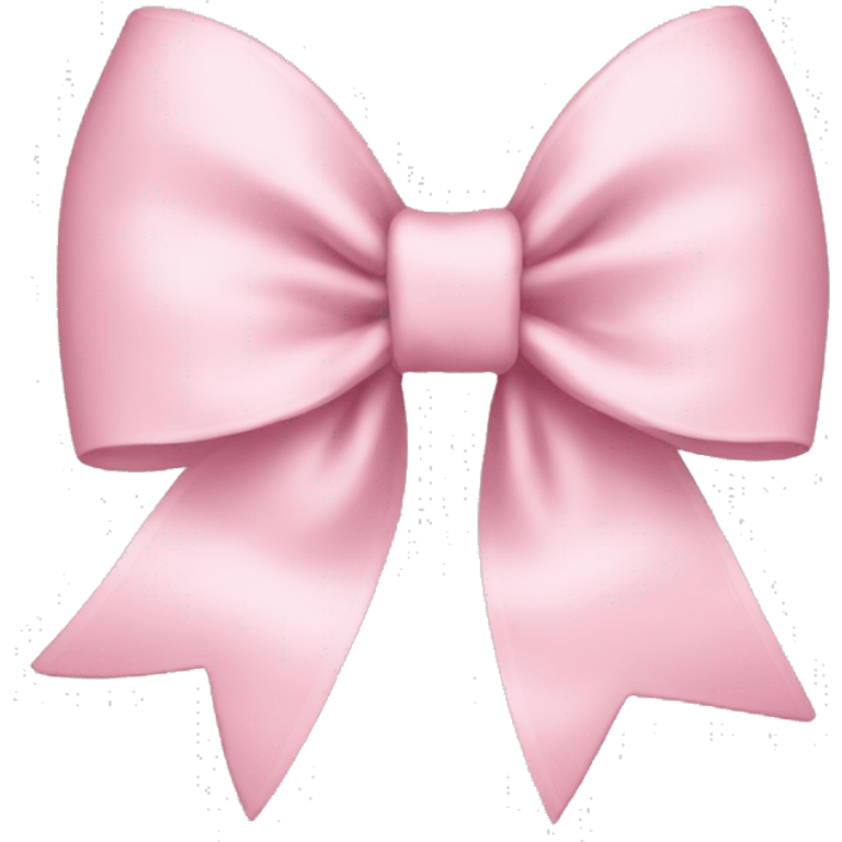 Baby pink bow emoji