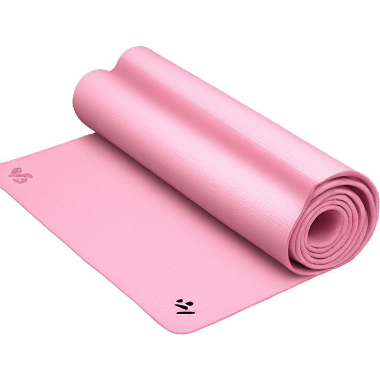 Light pink yoga mat emoji