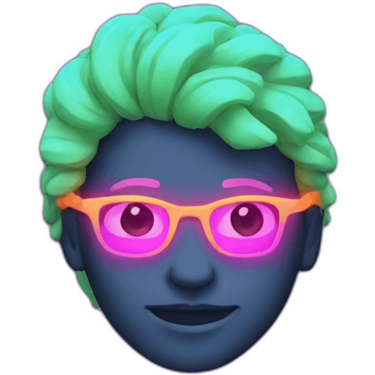 Neon emoji