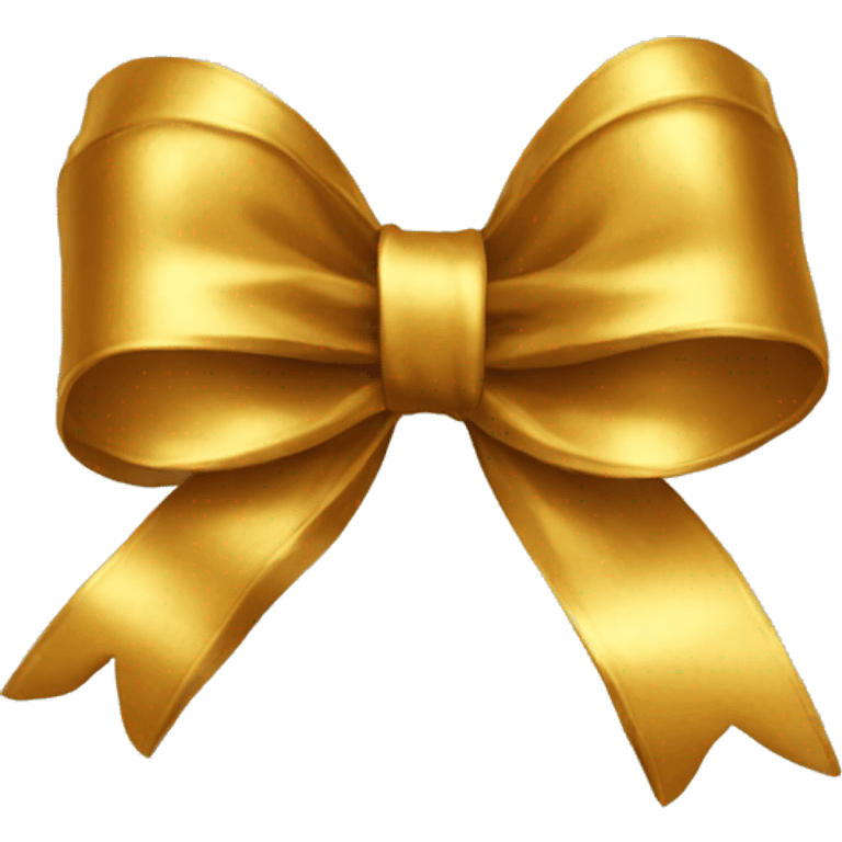 Golden bow emoji