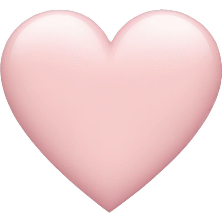 pale pink heart emoji