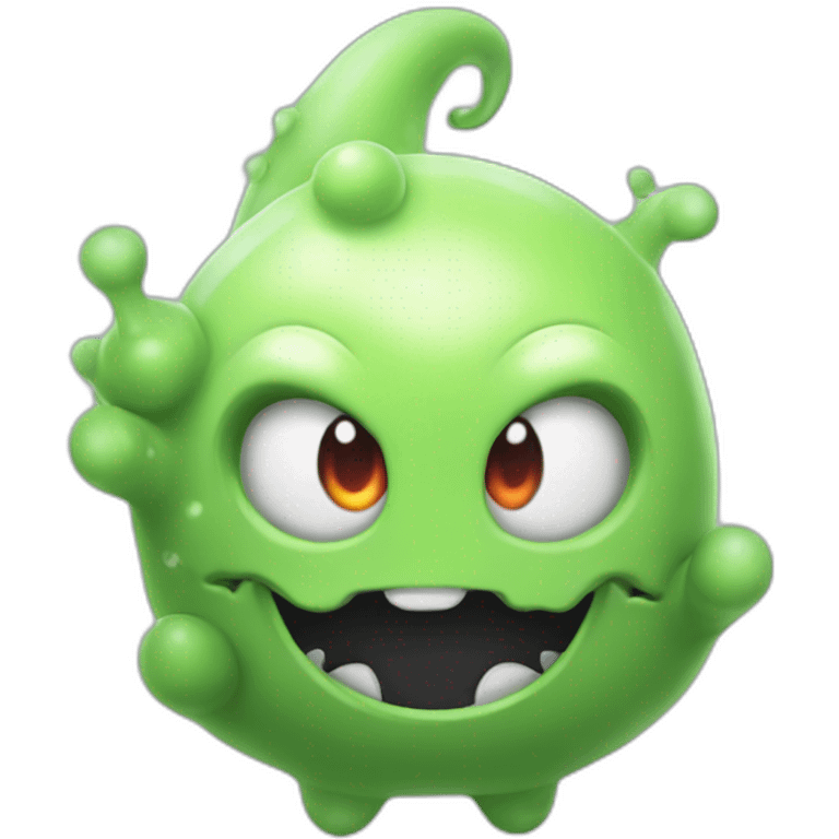 Ectoplasma pokemon saying hello emoji