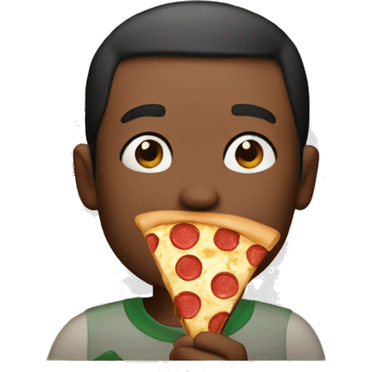 man eating pizza  emoji