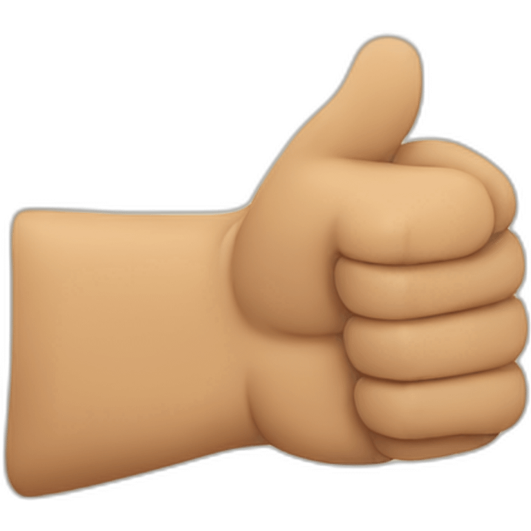 thumbs up fist bump emoji