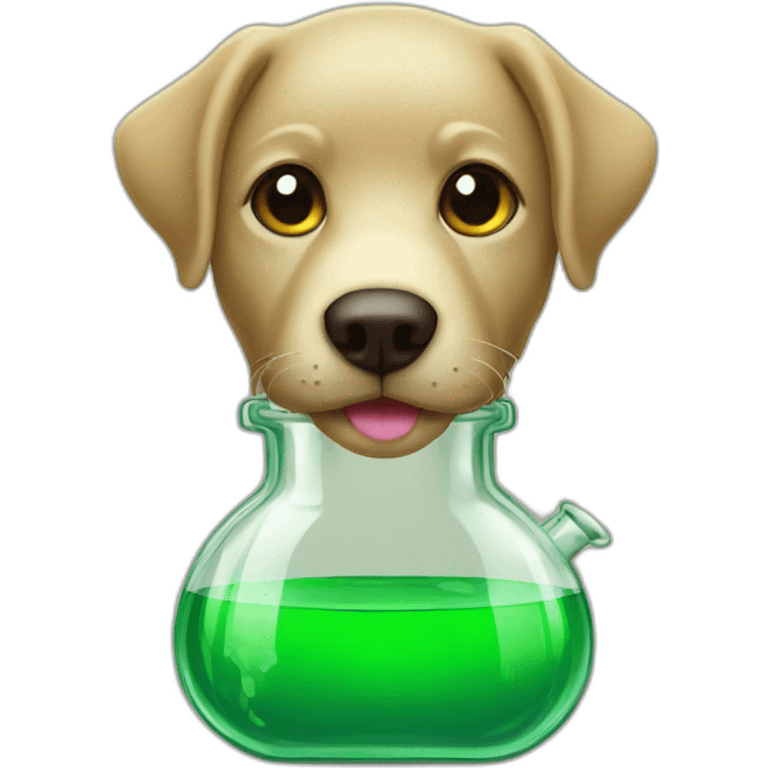 green lab flask emoji