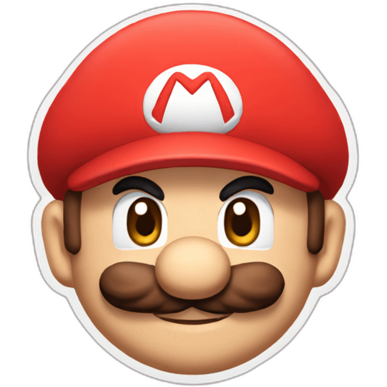 Mario's cap emoji