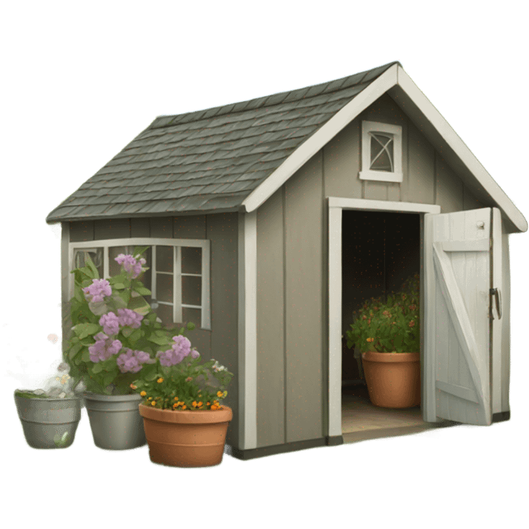 Garden shed  emoji