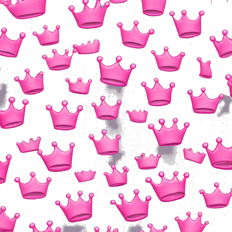 pink crowns emoji