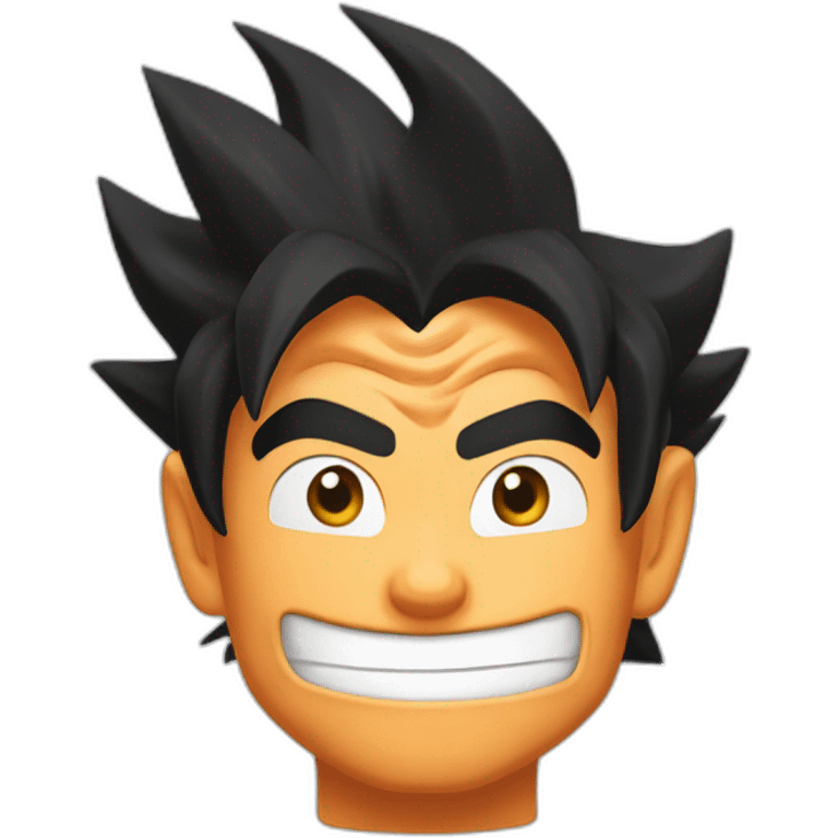 Goku qui rigole emoji