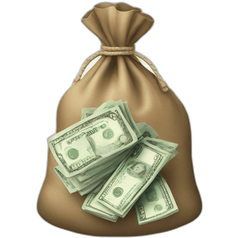 bag of money emoji