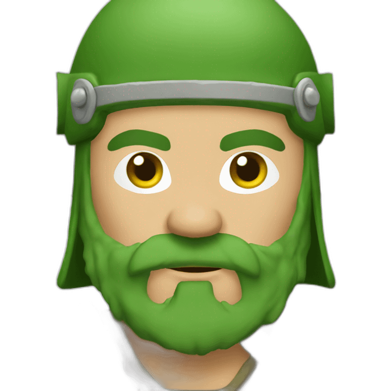 Viking green emoji