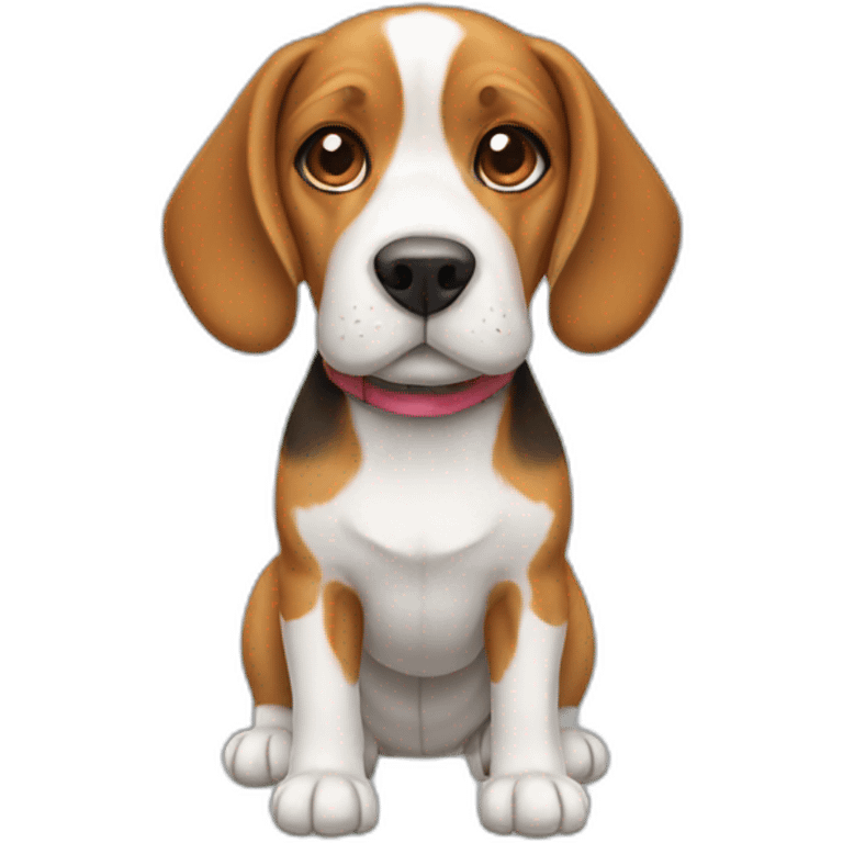 Dog Beagle full-height emoji