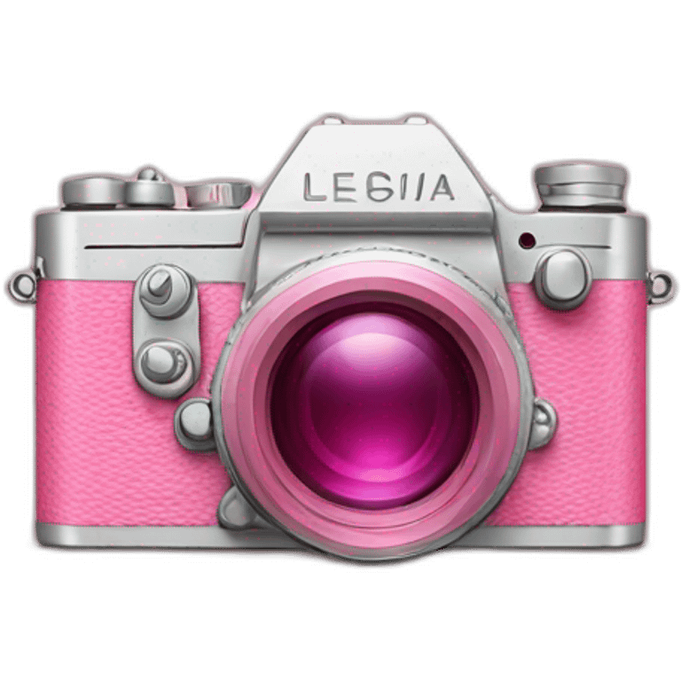 pink Leica camera emoji