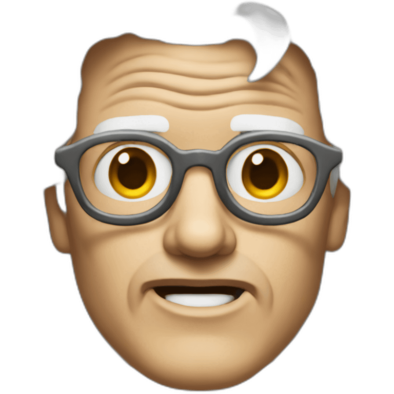 doc brown face emoji